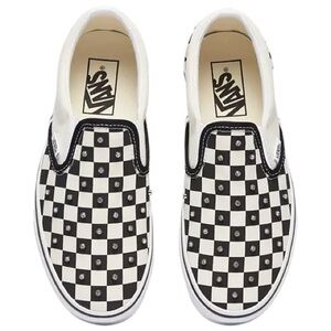 Vans Black and White Checkerboard Slip-Ons